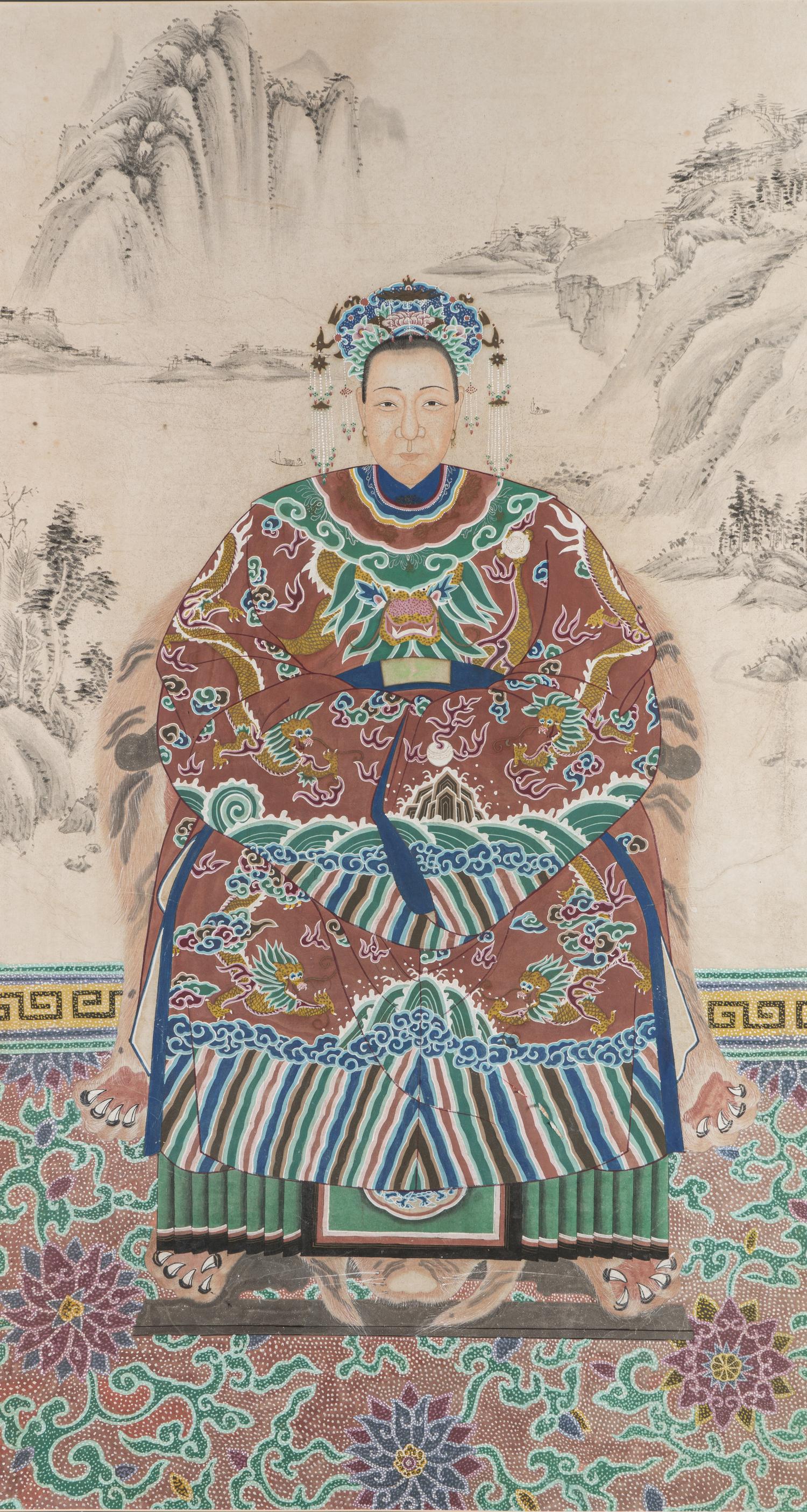 A Pair of Ancestor Portraits
