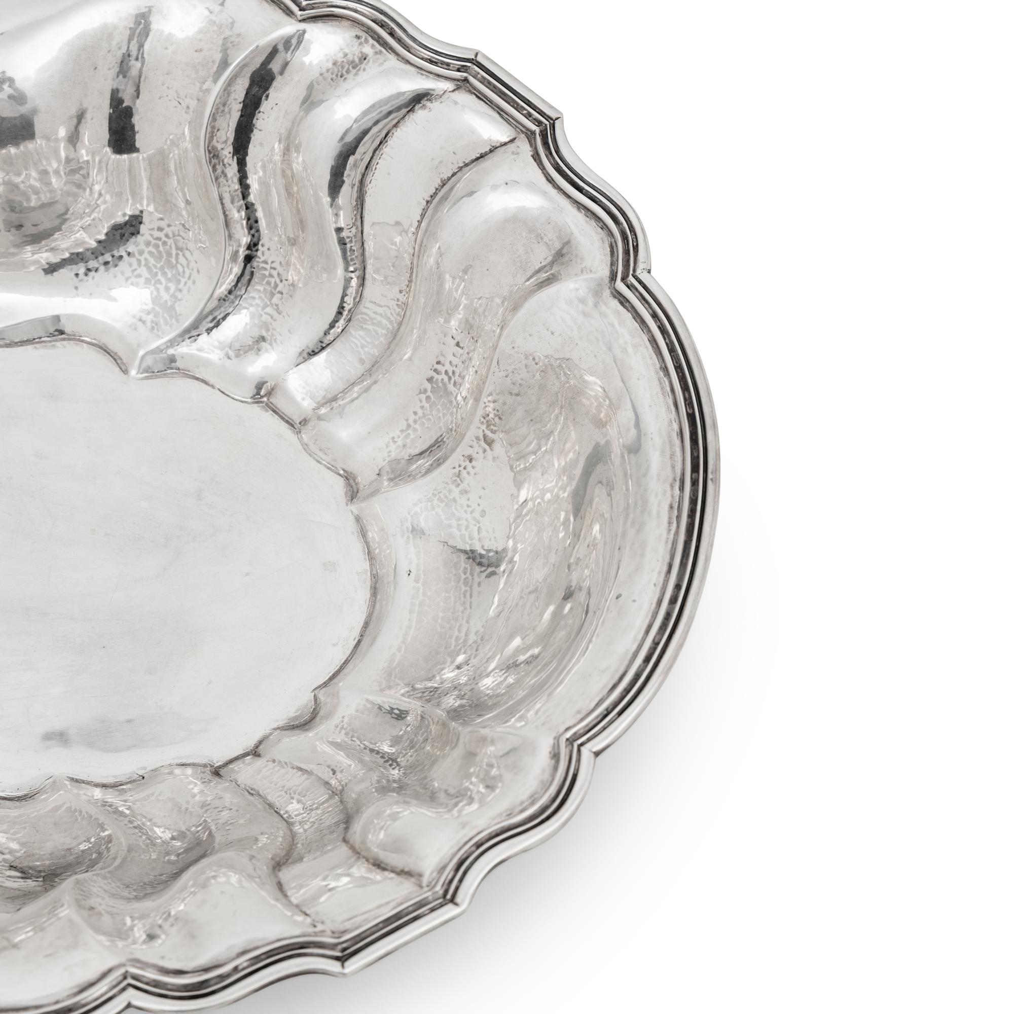 A Buccellati Silver Center Bowl