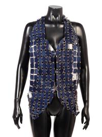 Paco Rabanne Metal Plate Vest, 1980-90s