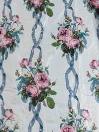 A Set of Chintz Drapery Panels and Valance by Jonas New York