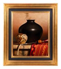 Blackware Olla and Blanket