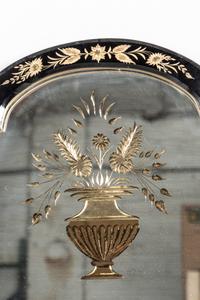 A Venetian Style Etched Glass Mirror