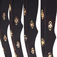 A Japanese Eight-Legged Negoro and Black Lacquer Low Temple Table, Edo Period