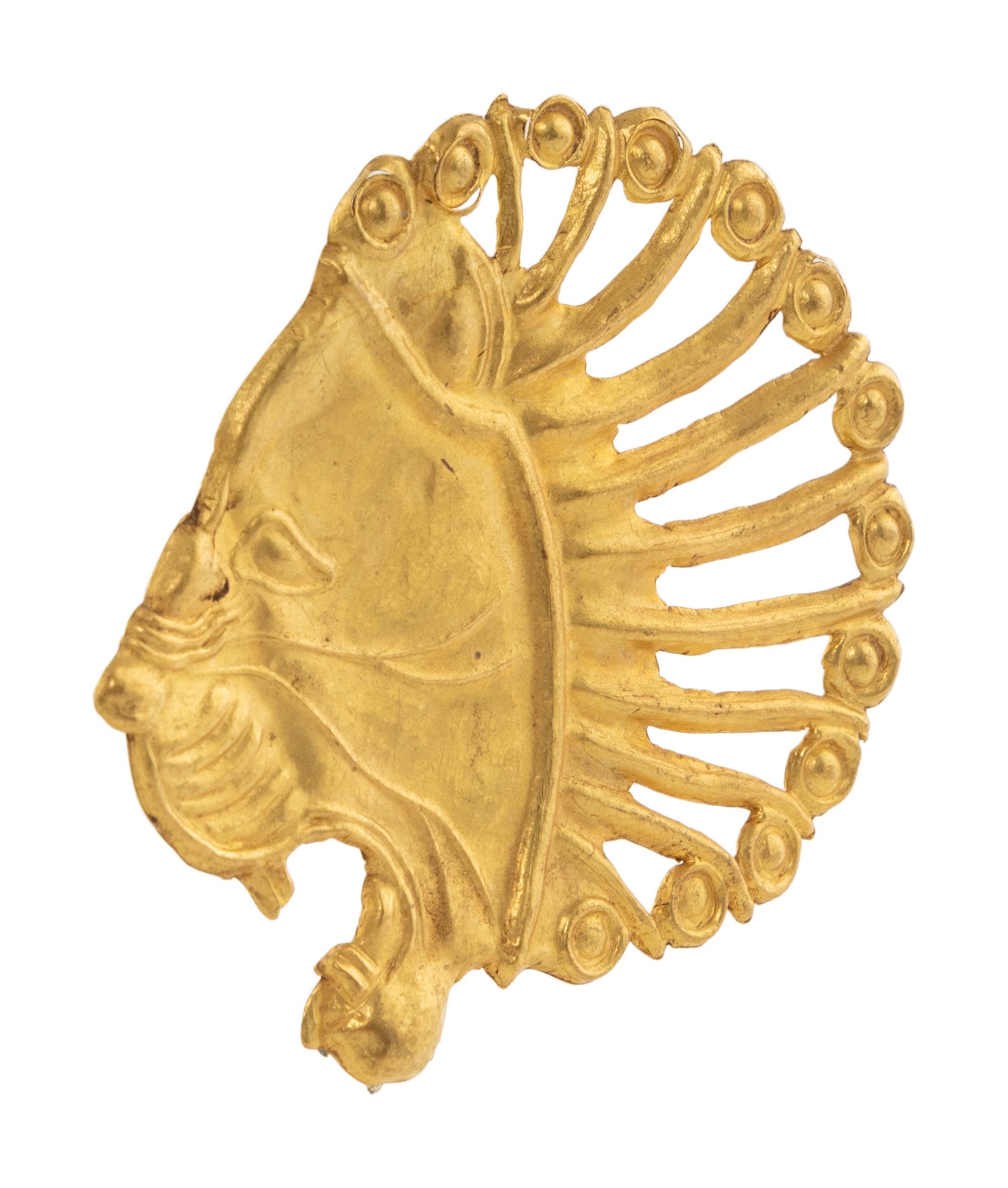 An Achaemenid Gold Lion Bracteate