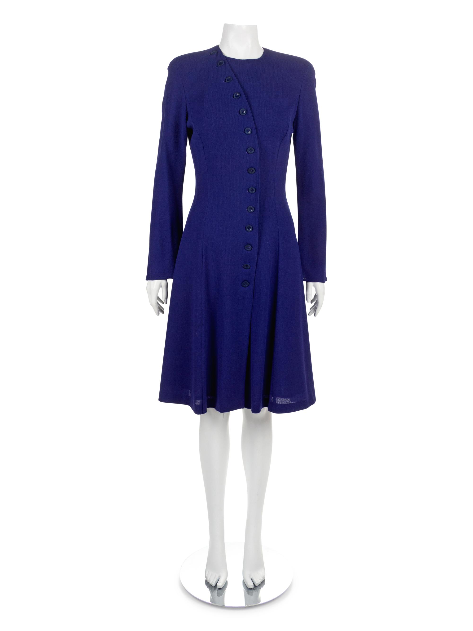 Ungaro Blue Dress, 1980s-1990s