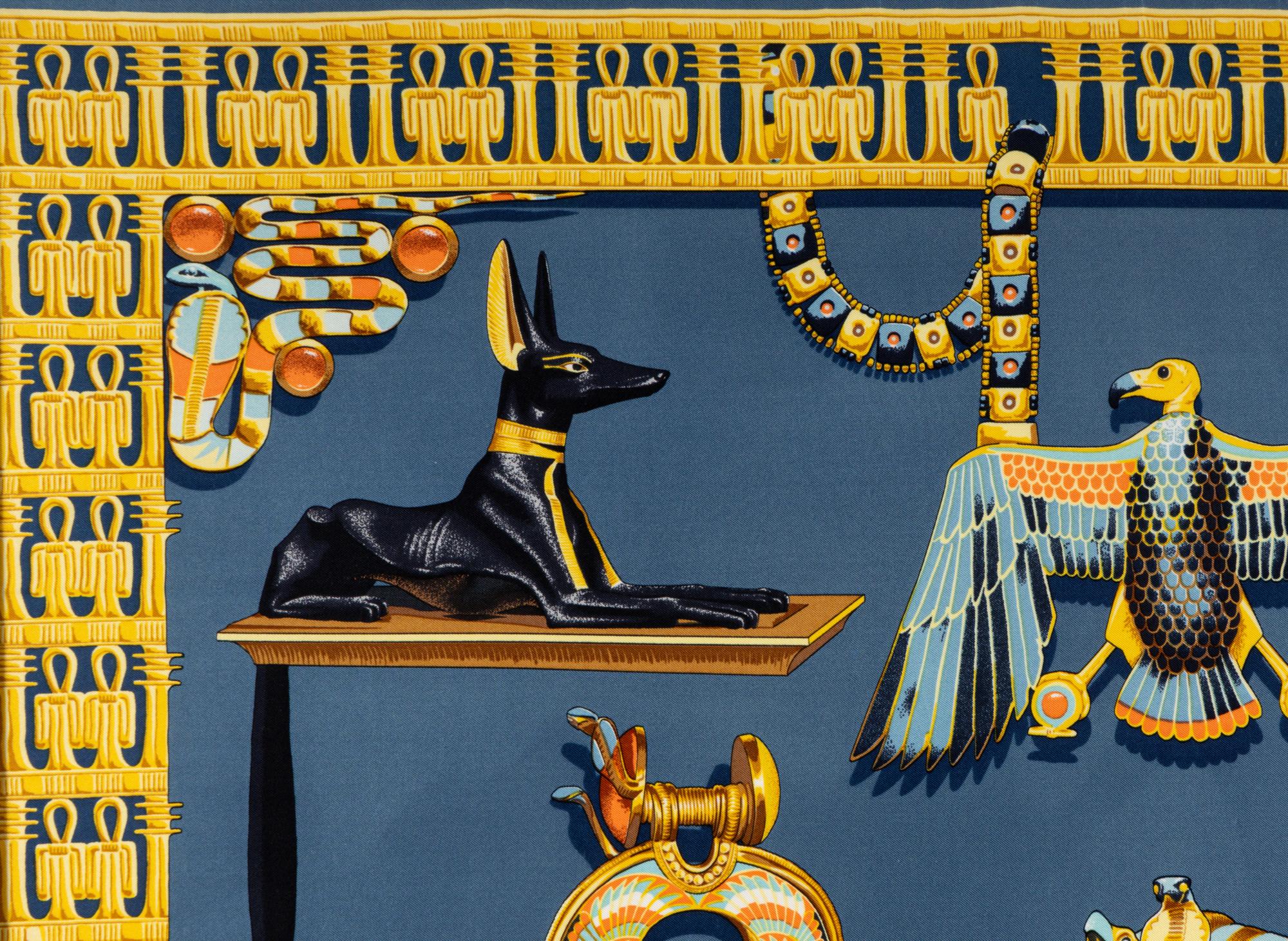 Hermès Framed Silk Scarf, 1976