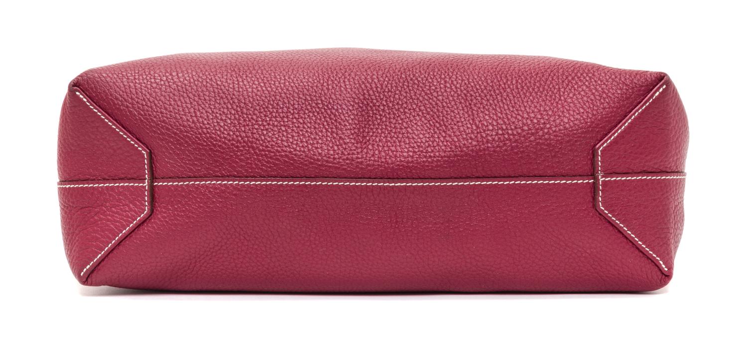 An Hermes Rubis/Bougainvillea 45cm Taurillon Clemence Double Sens Tote, 17.5" x 15.5" x 5".