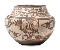 Zuni Polychrome Pottery Jar