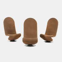 Set of Three System 1-2-3 Lounge Chairs