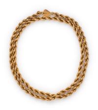 SOLD: YELLOW GOLD LONGCHAIN NECKLACE