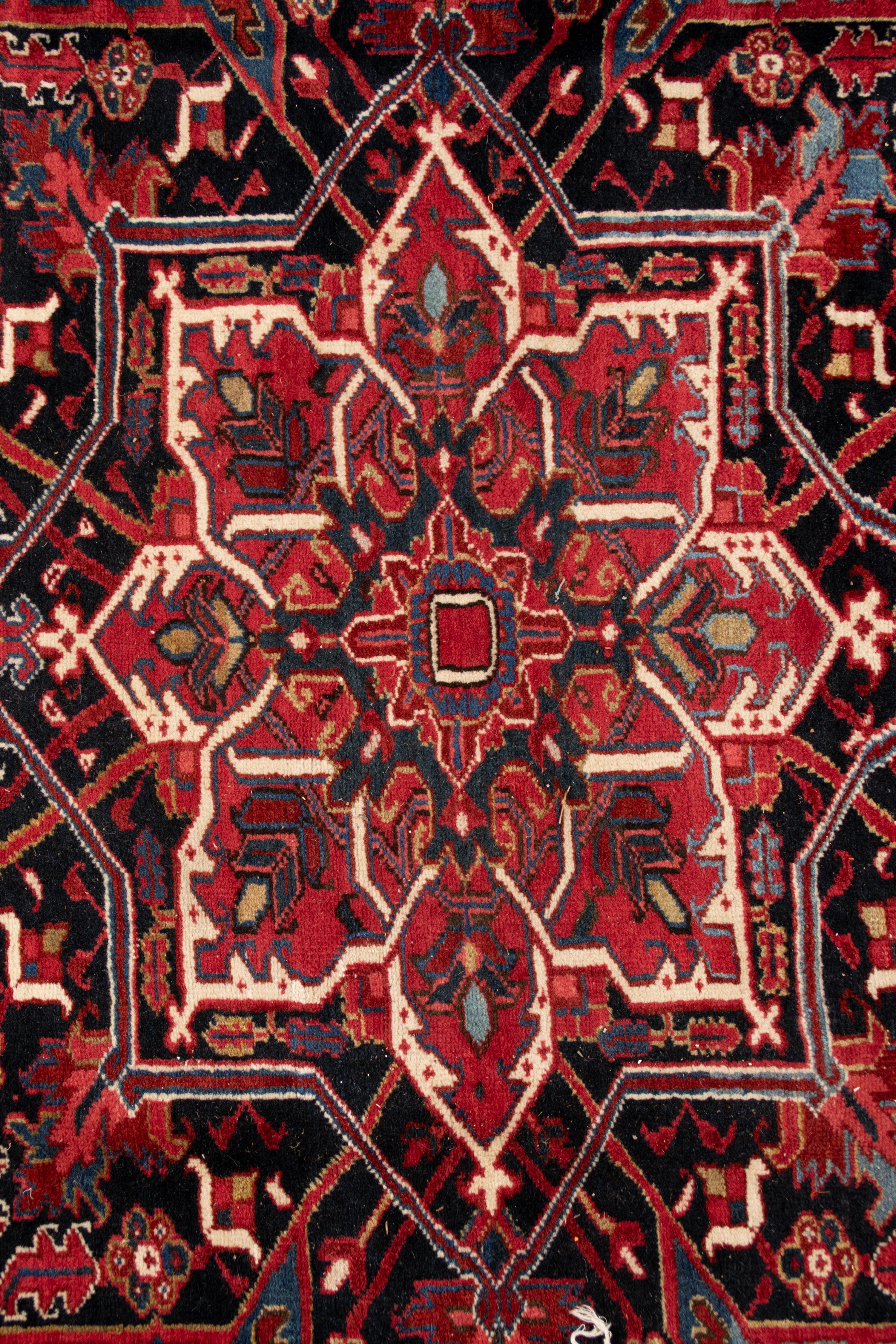 A Heriz Wool Rug