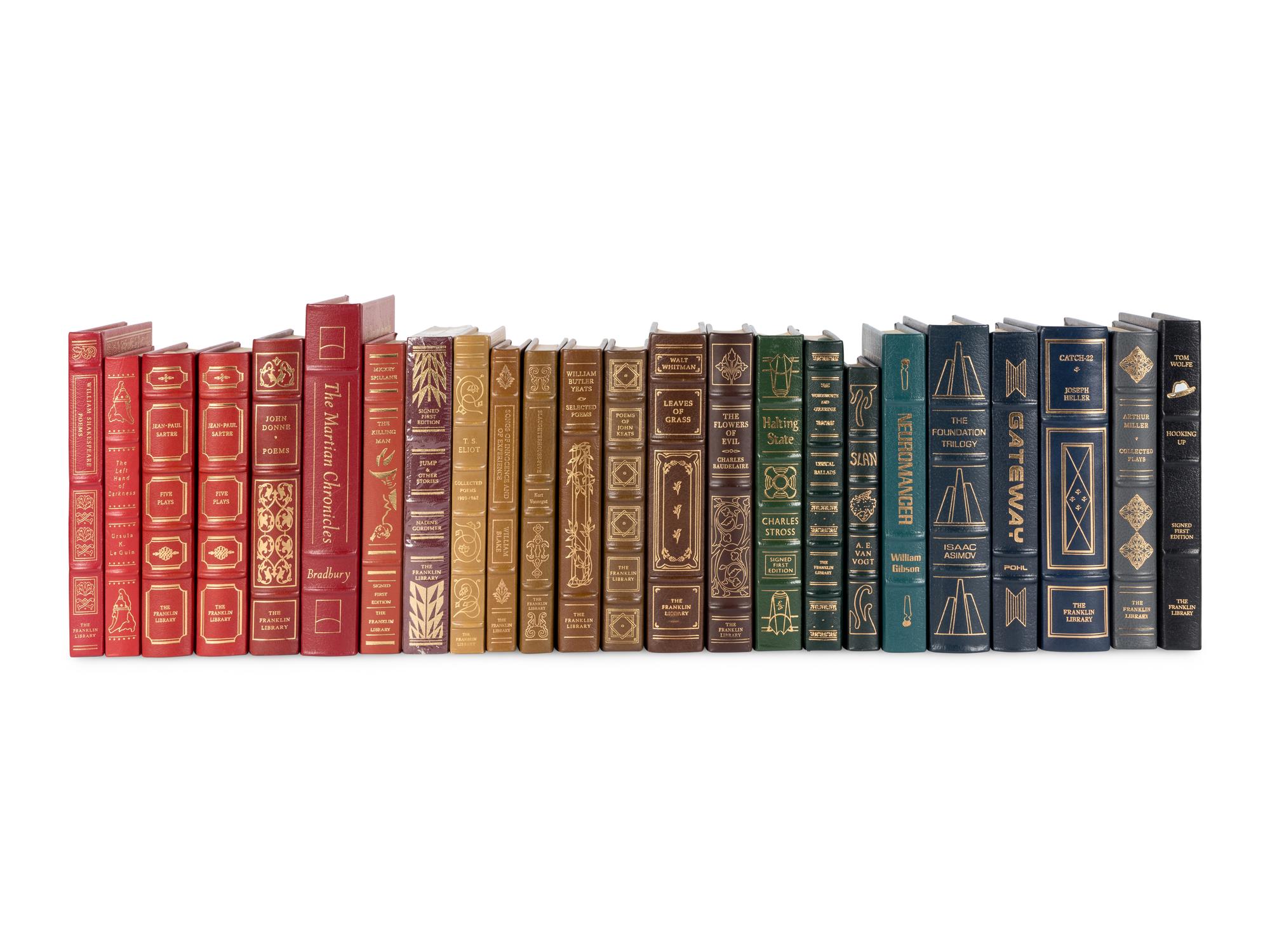 [BINDINGS] -- [EASTON PRESS & THE FRANKLIN LIBRARY]. A group of 24 volumes published by the Easton Press or The Franklin Library, including: