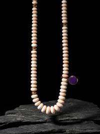 Single-strand Necklace, with 14K Gold Accents, 2008