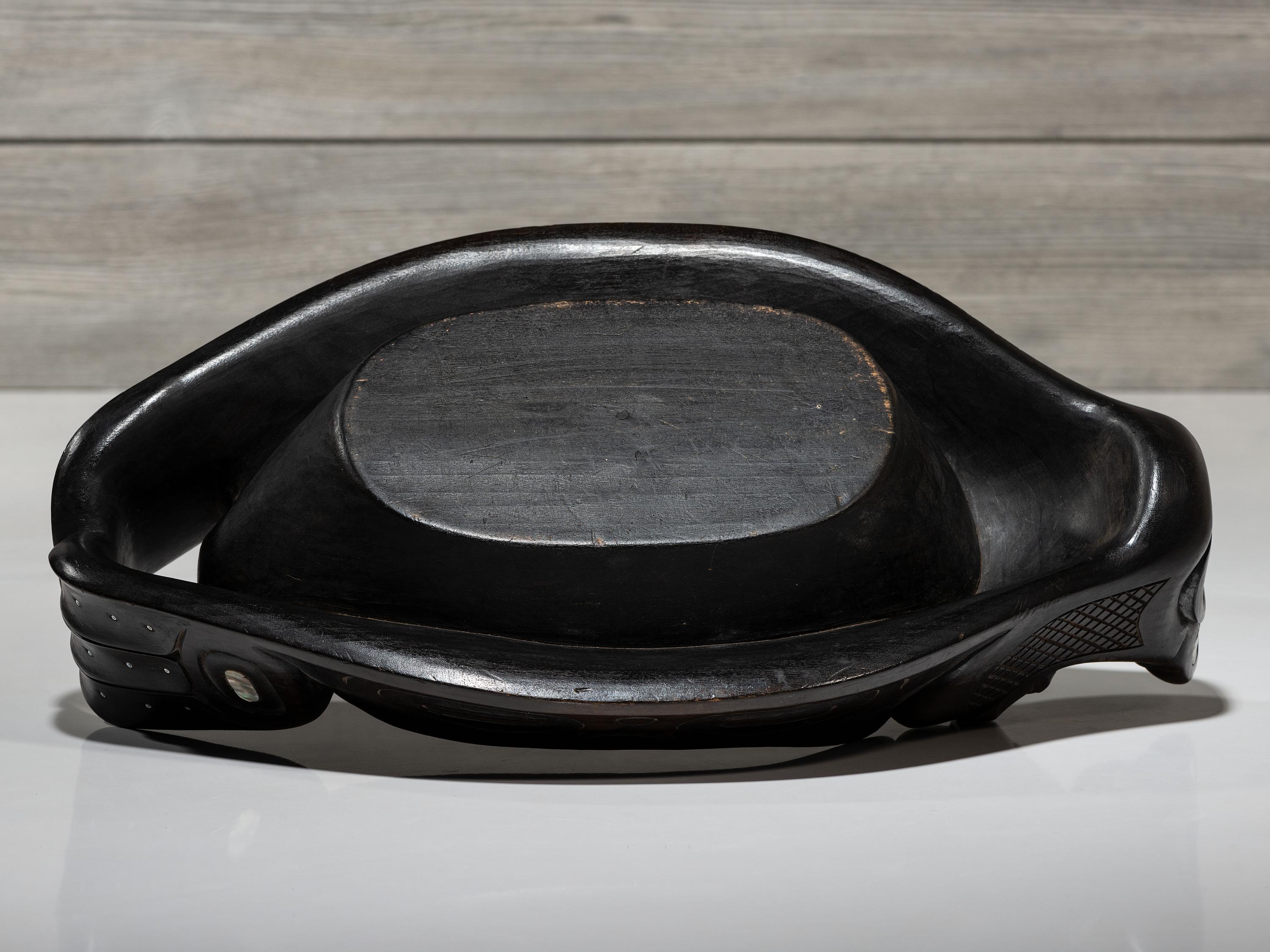 Carved Sea Lion Bowl