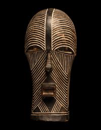 A Songye Wood Female Mask (Kifwebe)