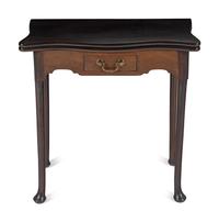 A George III Mahogany Flip-Top Game Table