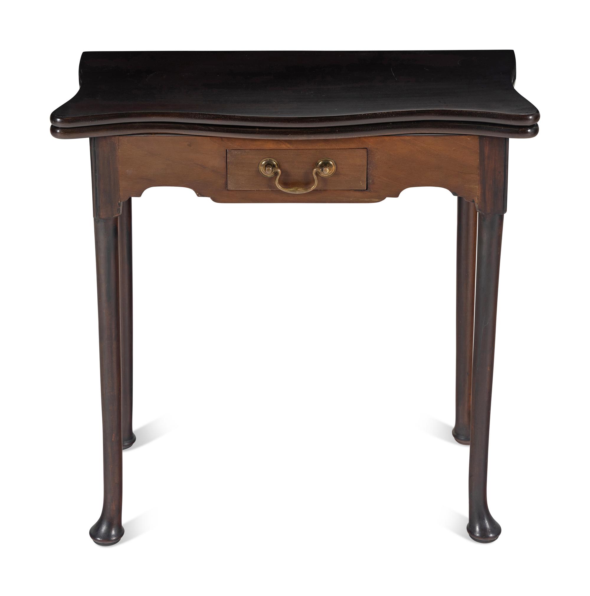 A George III Mahogany Flip-Top Game Table