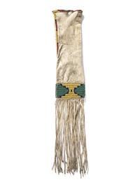 Central Plains Beaded Hide Tobacco Bag