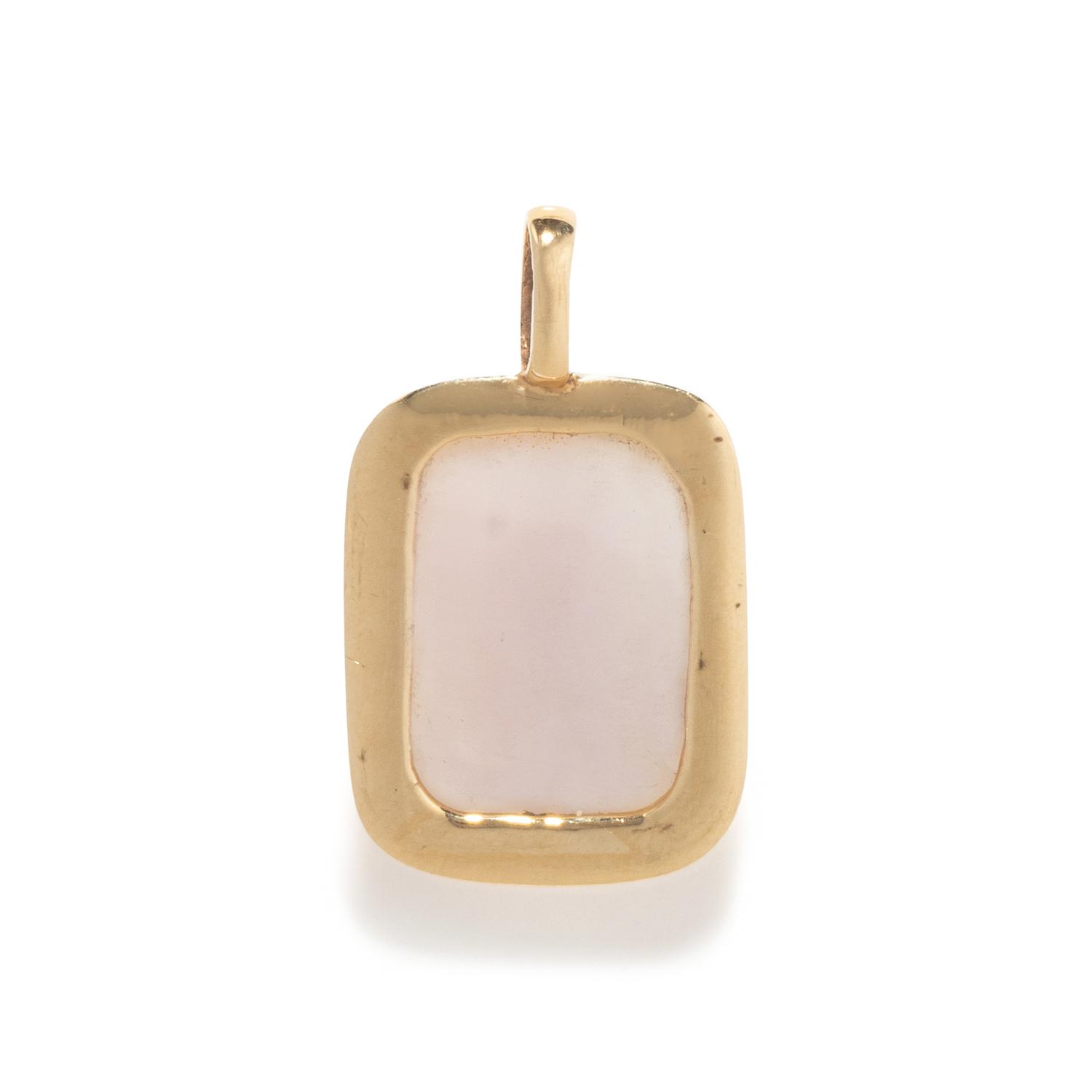 An Agate Cameo Pendant with Hercules Wearling a Lion Skin