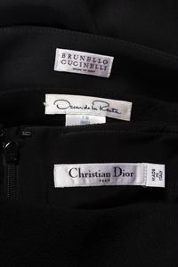 Five Designer Skirts: Two Christian Dior, One Gucci, One Brunello Cucinelli, One Oscar de la Renta