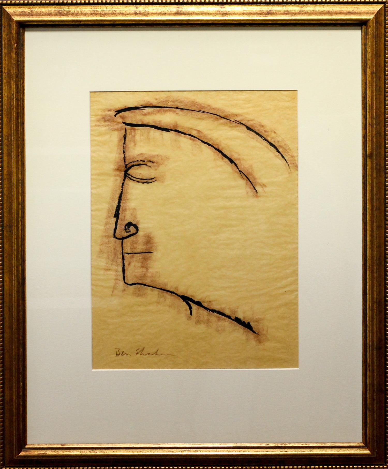Ben Shahn, (American, 1898-1969), Profile, 1951