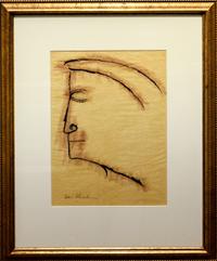 Ben Shahn, (American, 1898-1969), Profile, 1951