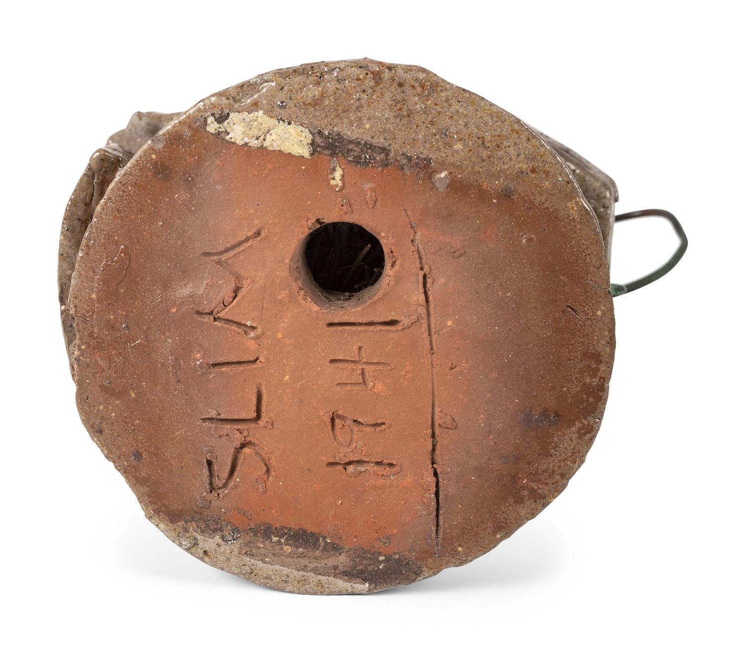 Three Sewer Tile and Stoneware Birdhouses