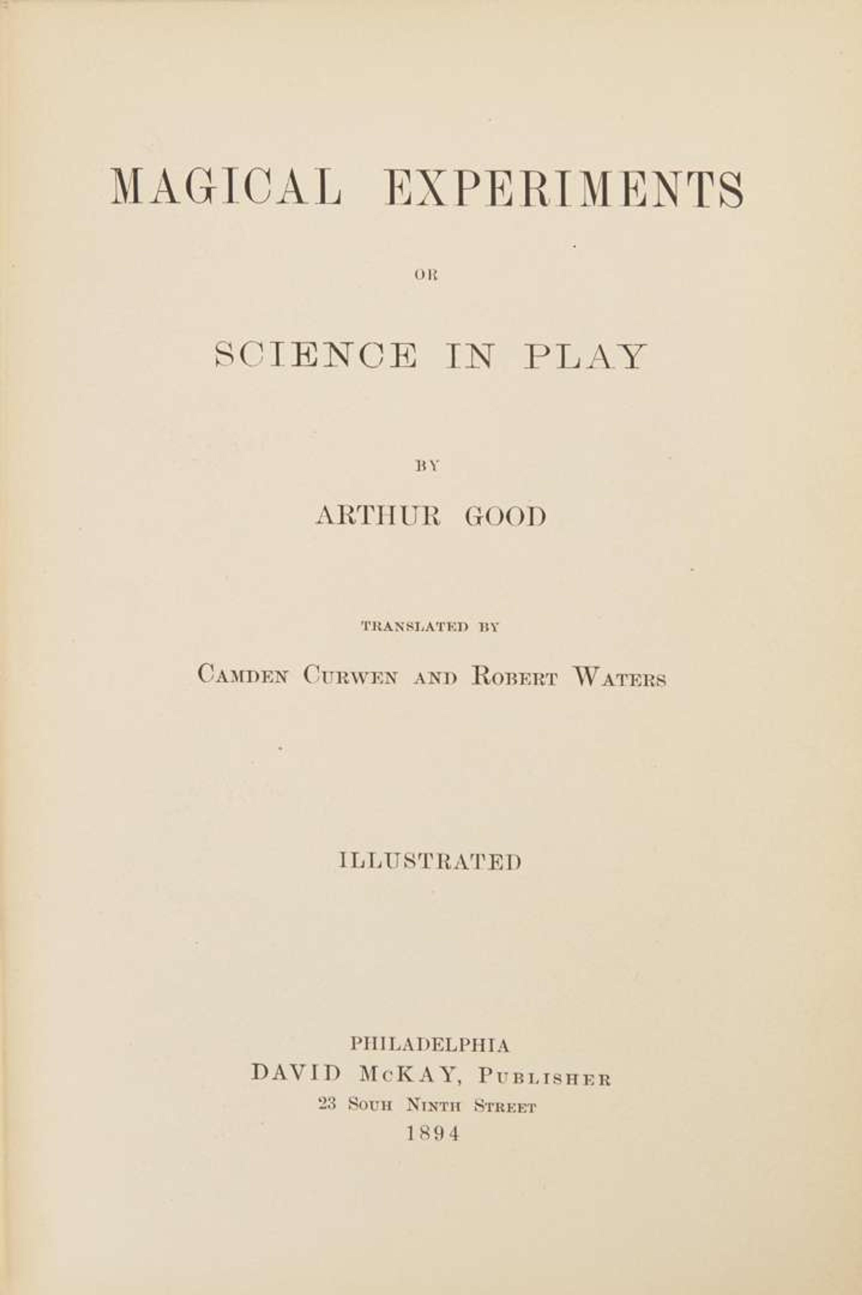 [Magic] Group of 3 19th-Century Magic Books