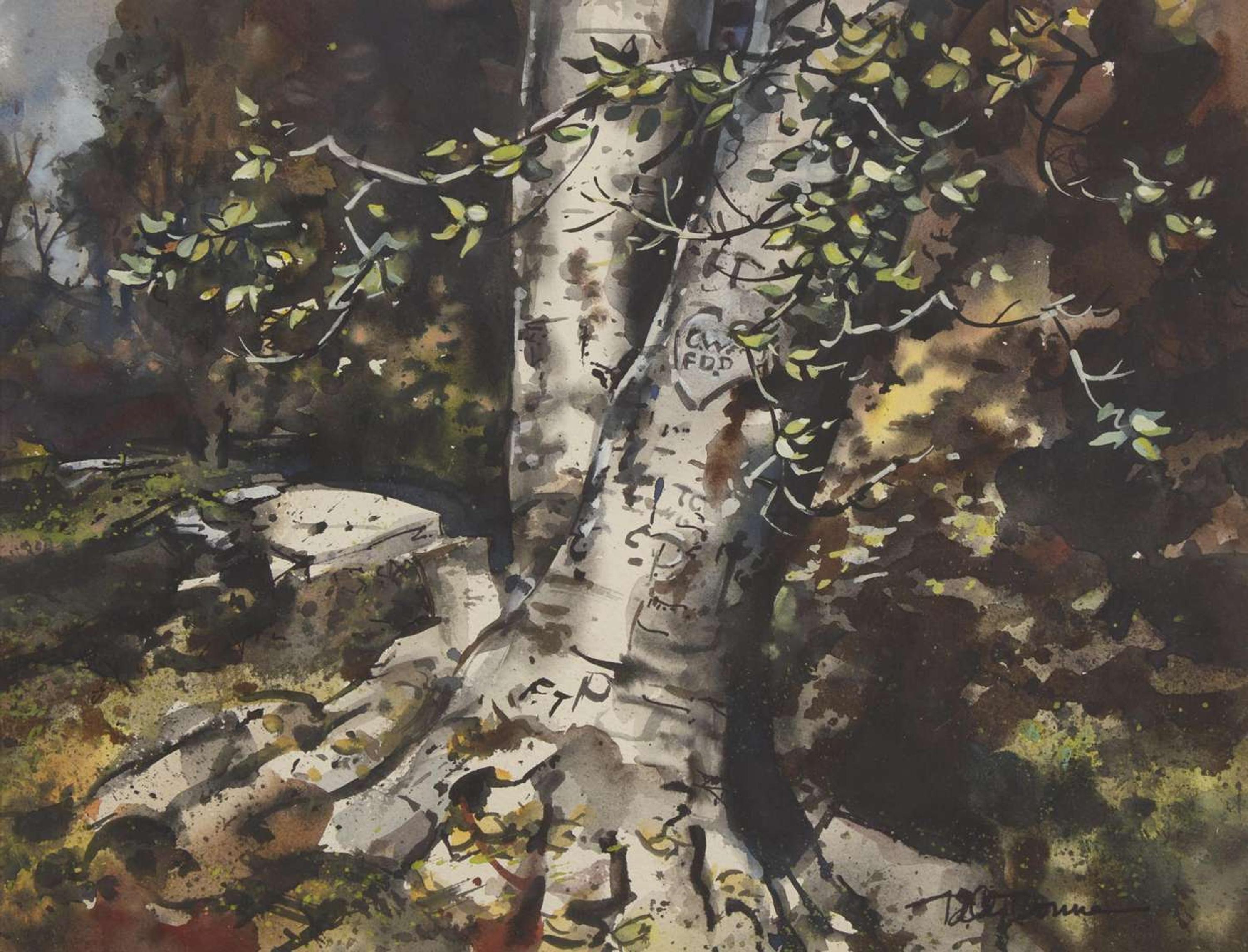 Frank Delle Donne (American, 1919-2007) - Meeting Place