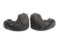 Pair of Northwest Coast-style Molded Lion Bookends