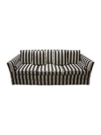 A Contemporary Upholstered Sofa Width 91 inches.