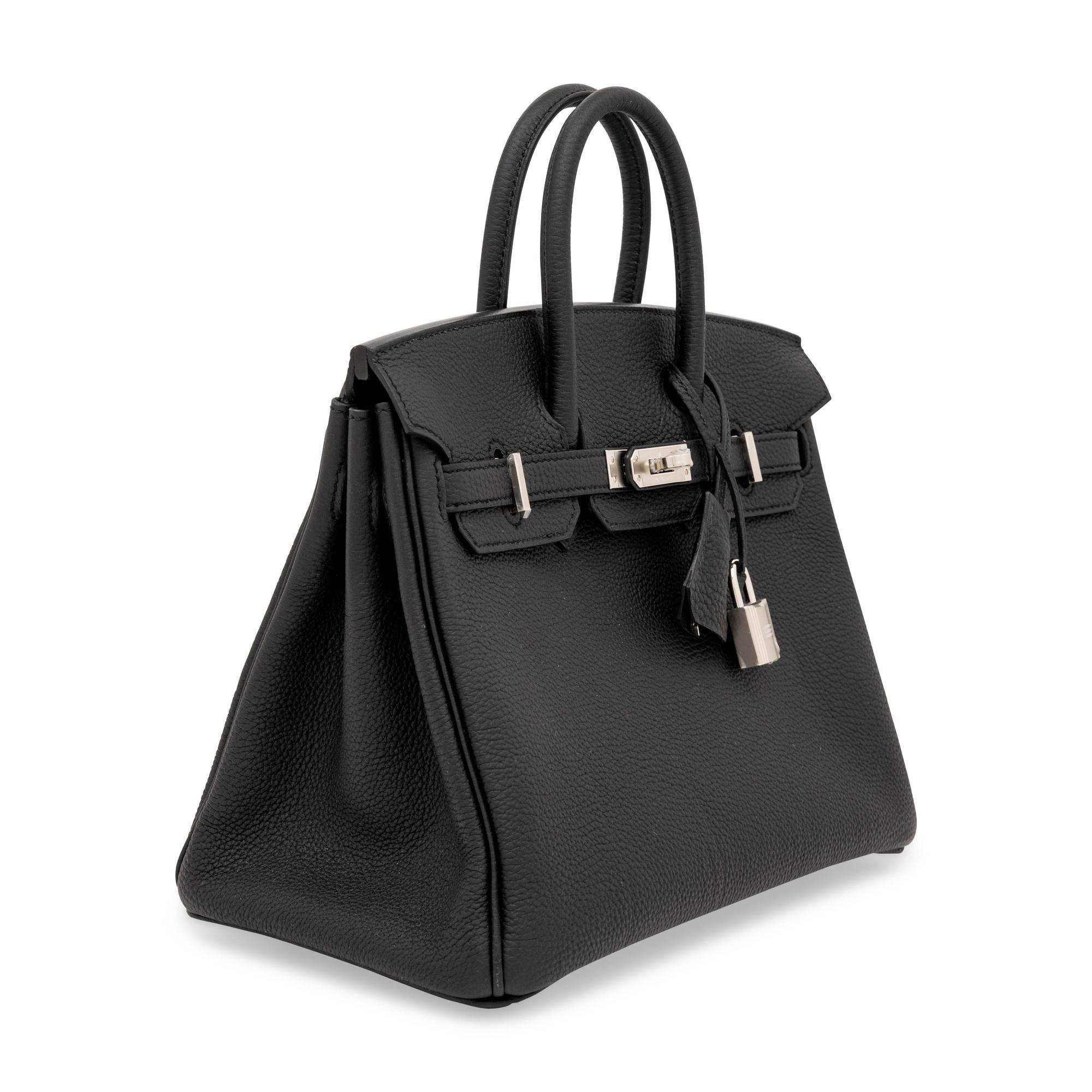 Hermès, Birkin 25 in Noir Togo, NWT and Box, 2025