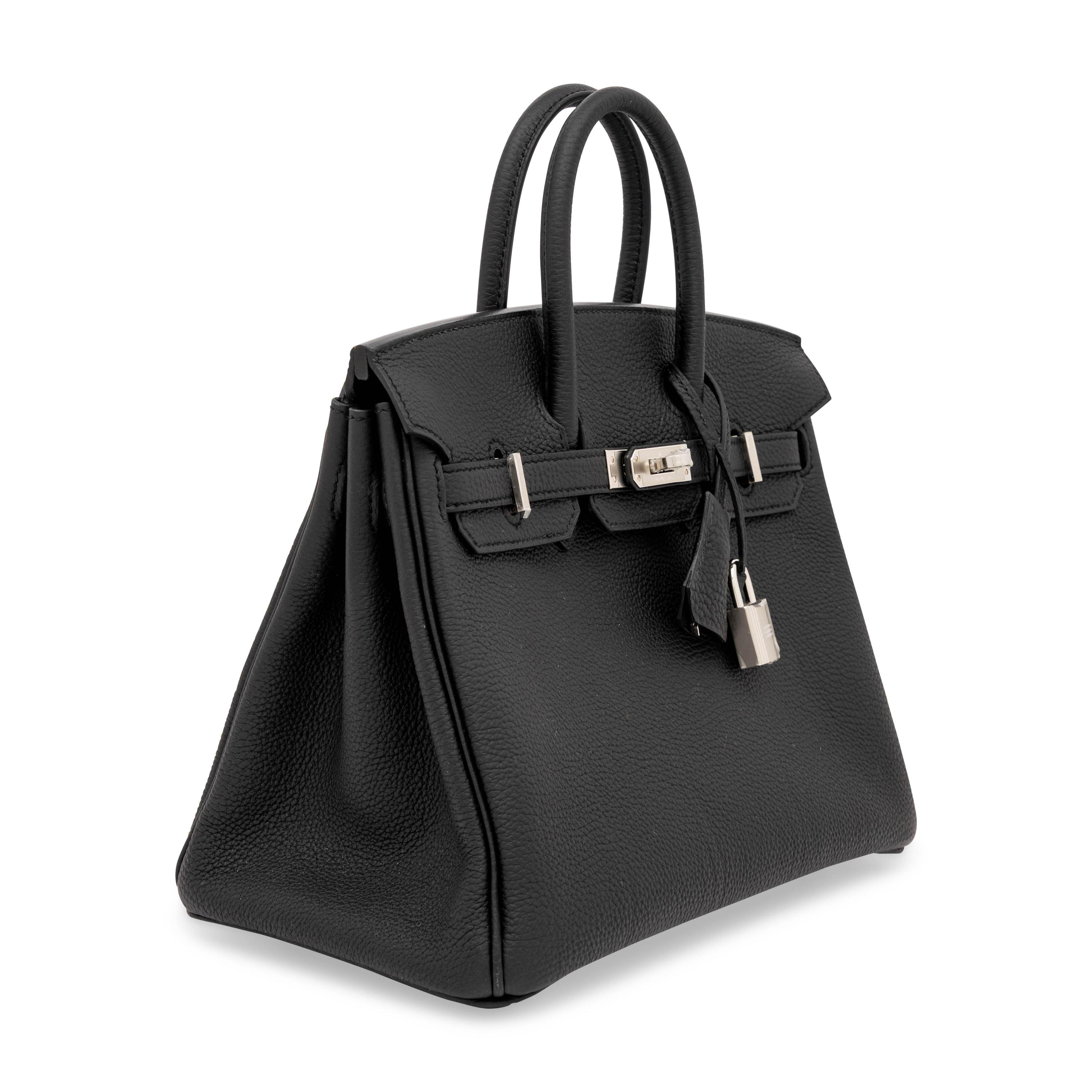 Hermès, Birkin 25 in Noir Togo, NWT and Box, 2025