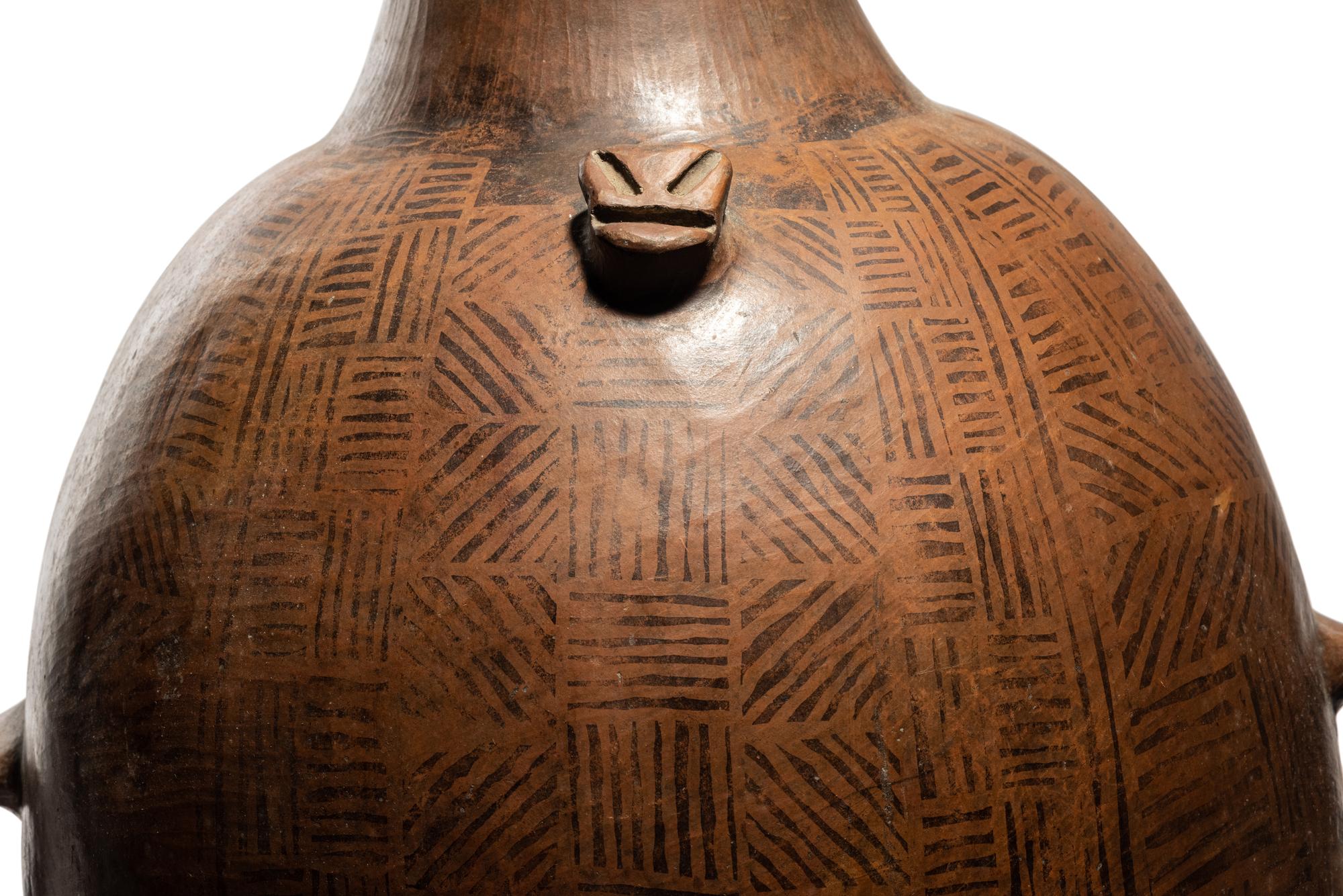 An Inca Redware Aryballos