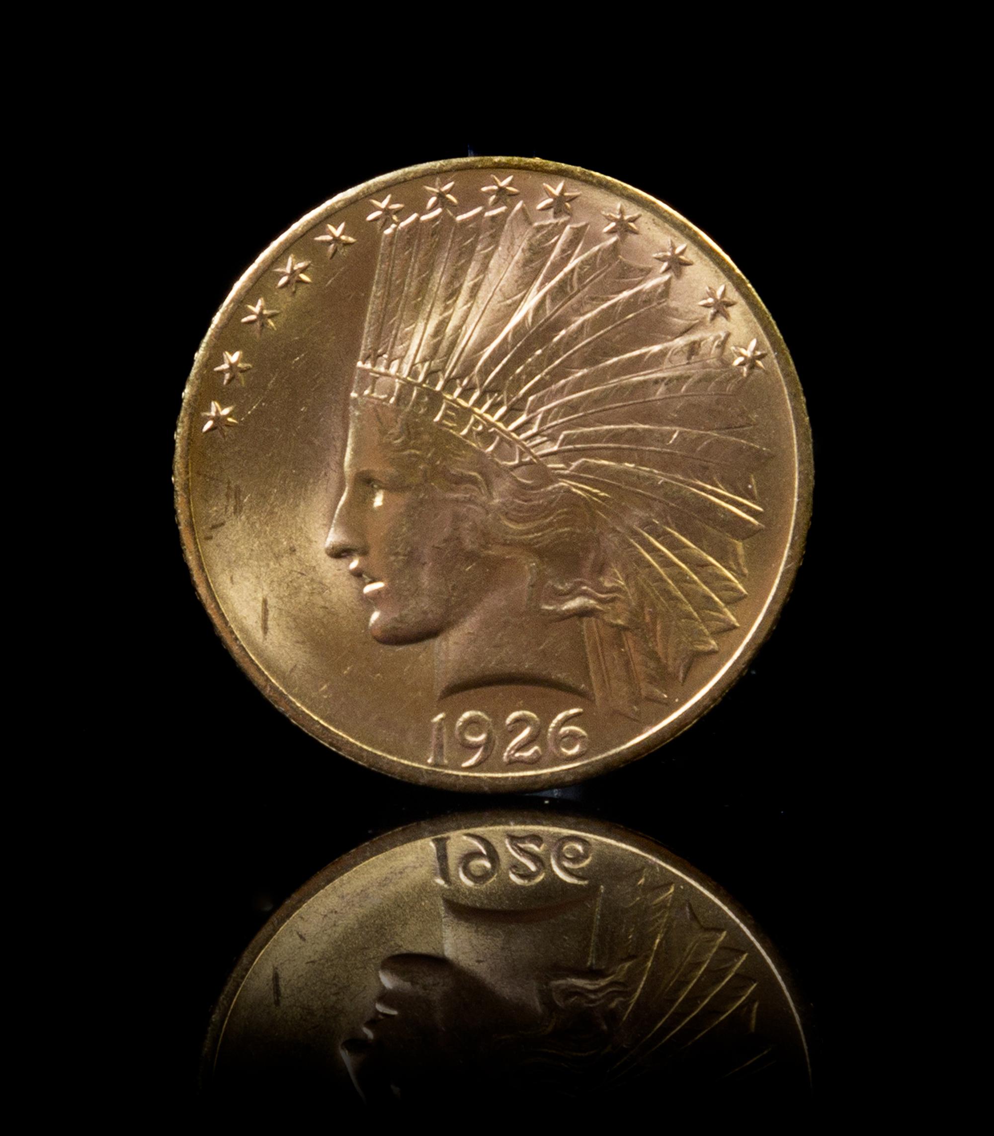 A United States 1926 Indian Head $10 Gold Coin