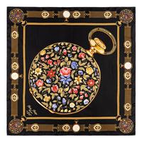 Patek Philippe, 150th Anniversary Printed Silk Scarf - With Box and Papers