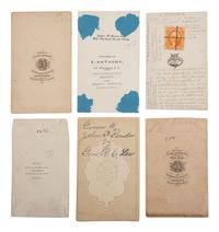 [CIVIL WAR - CONFEDERACY]. A group of 6 CDVs of political and military leaders, incl. Jefferson Davis and Robert E. Lee.