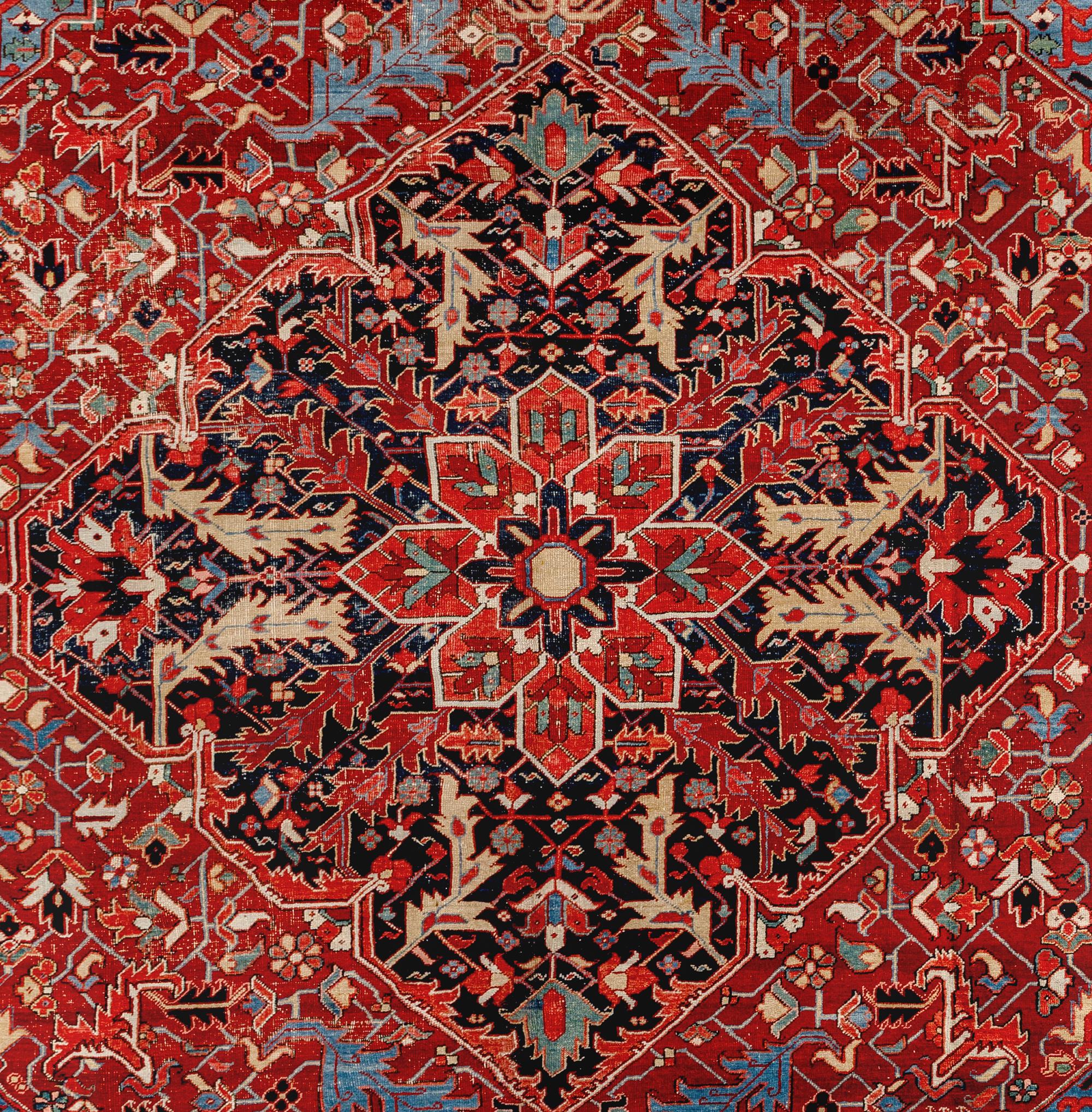 A Heriz Carpet