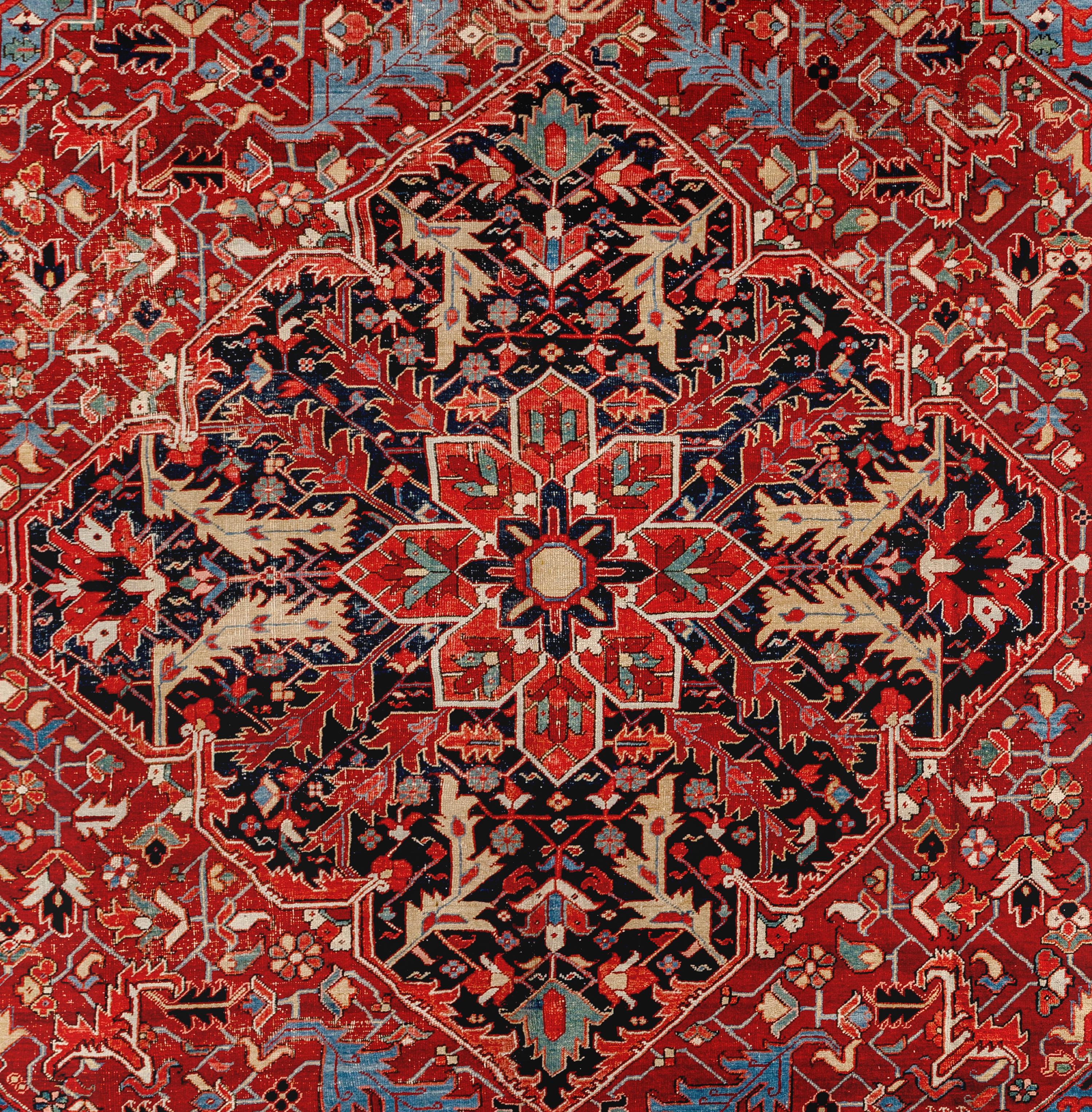 A Heriz Carpet