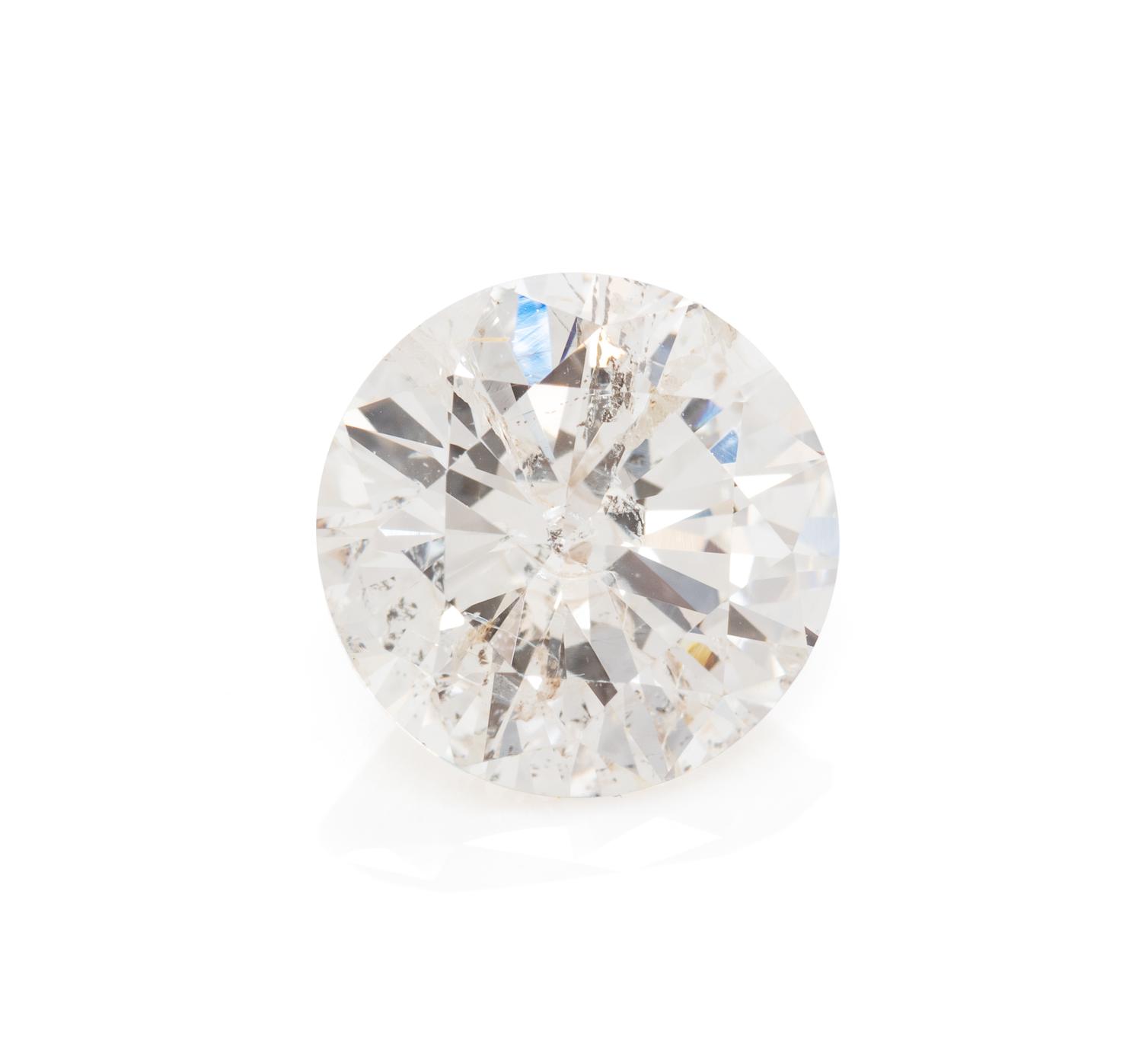 A 2.29 Carat Round Brilliant Cut Diamond,