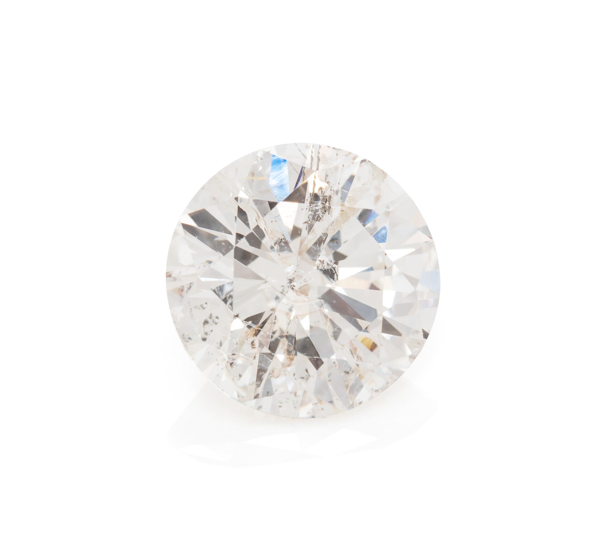 A 2.29 Carat Round Brilliant Cut Diamond,