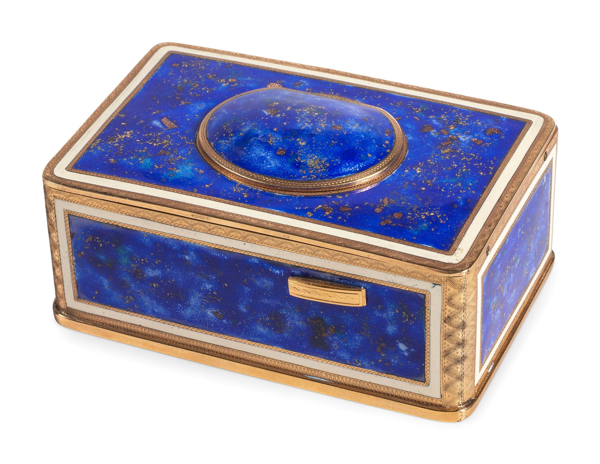 An Enamel and Gilt Metal Singing Bird Automaton