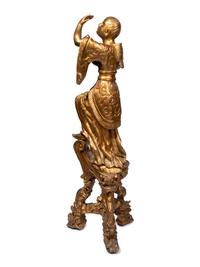 A Venetian Giltwood Chinoiserie Figure