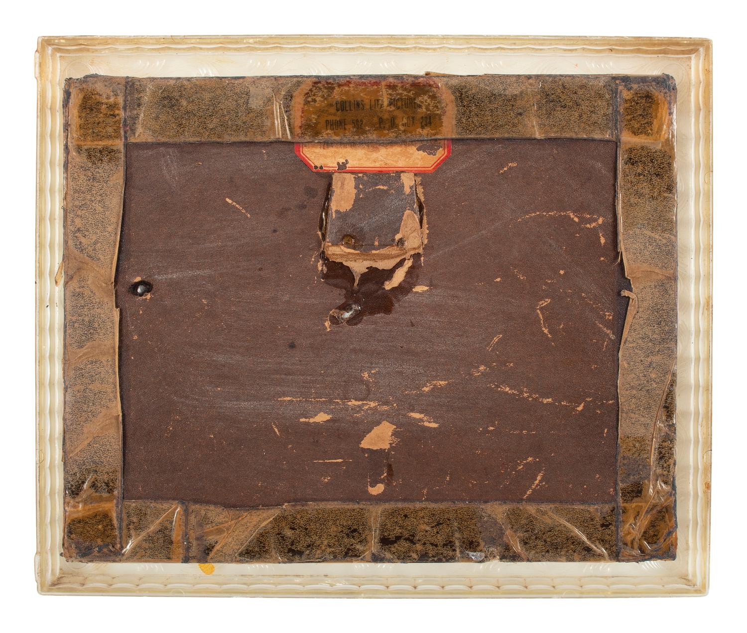 [WORLD WAR II]. Handcrafted diorama featuring photographic portraits of African American military servicemen.