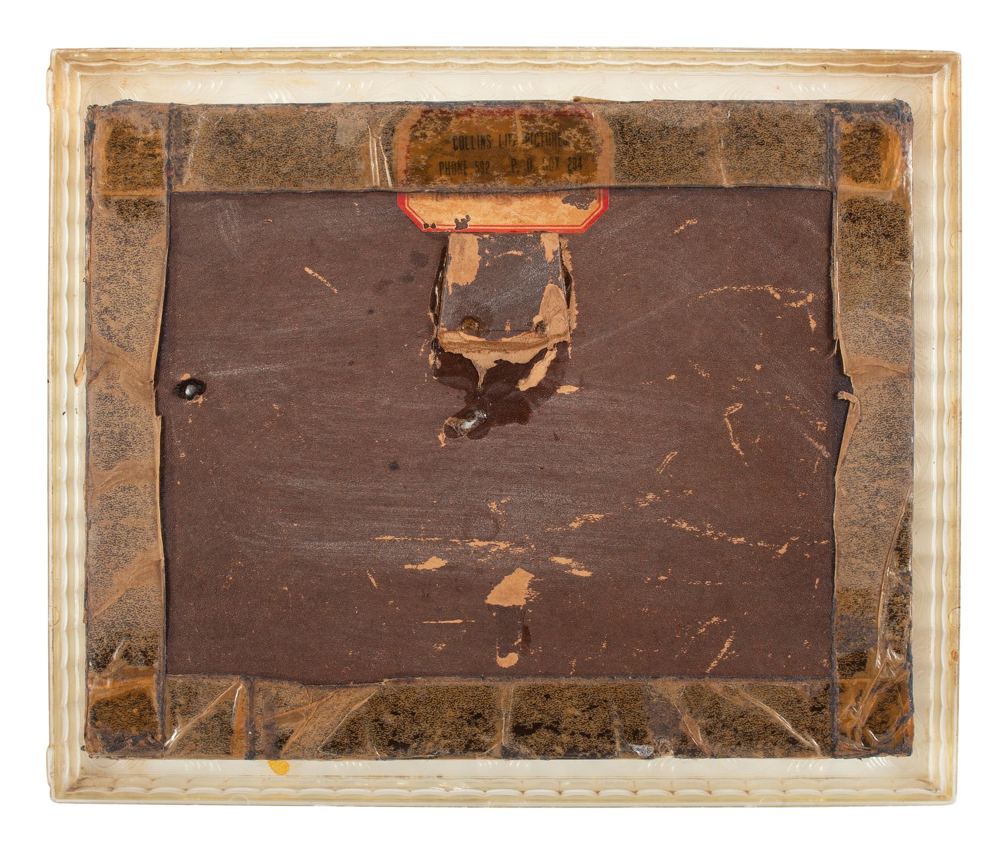 [WORLD WAR II]. Handcrafted diorama featuring photographic portraits of African American military servicemen.