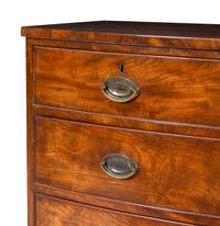 A Regency Mahogany Bowfront Chest of Drawers