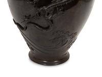Two Japanese Bronze Vases