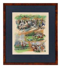 Courses à Auteuil, Dimanche 8 Avril , 1945