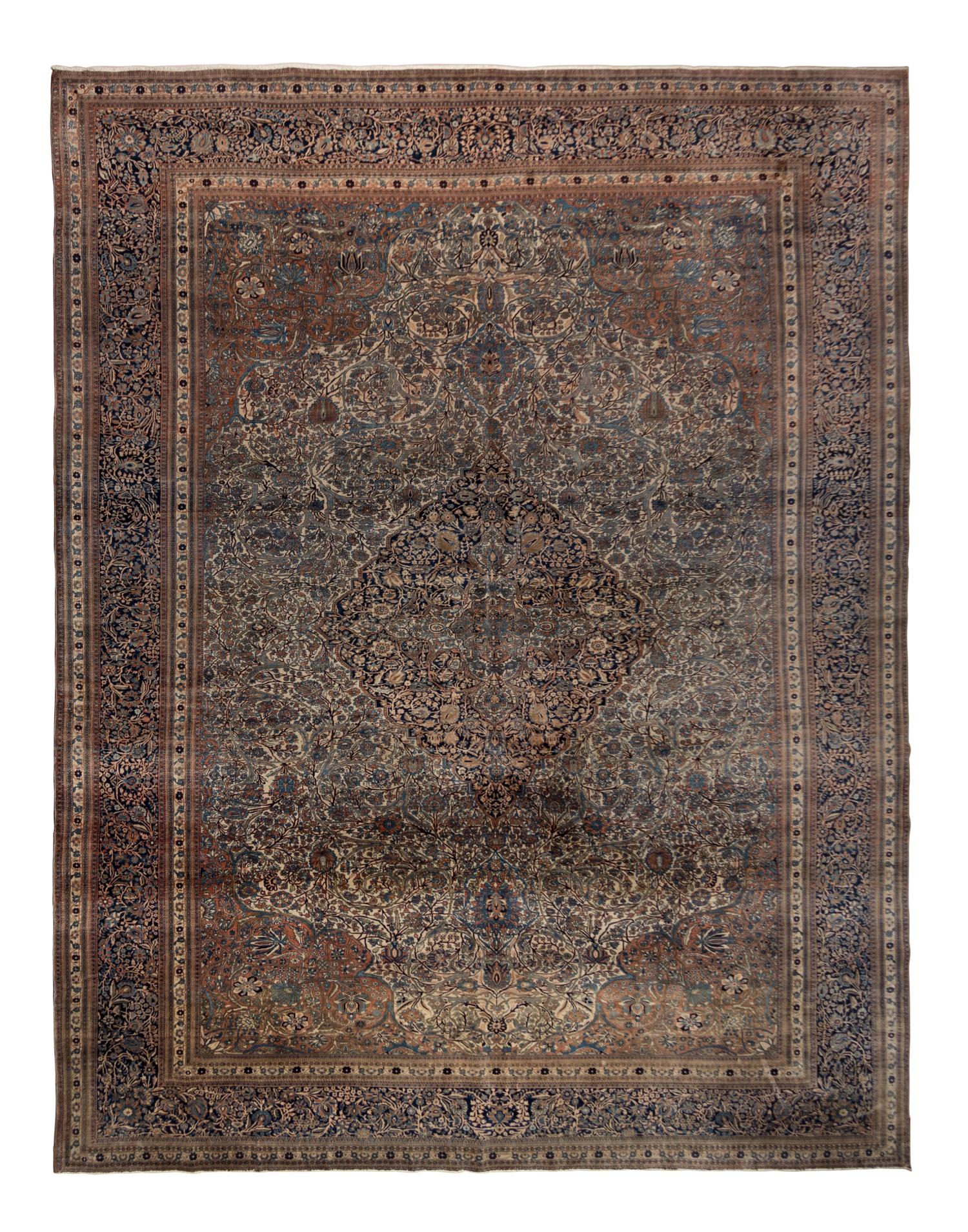 A Kirman Wool Rug