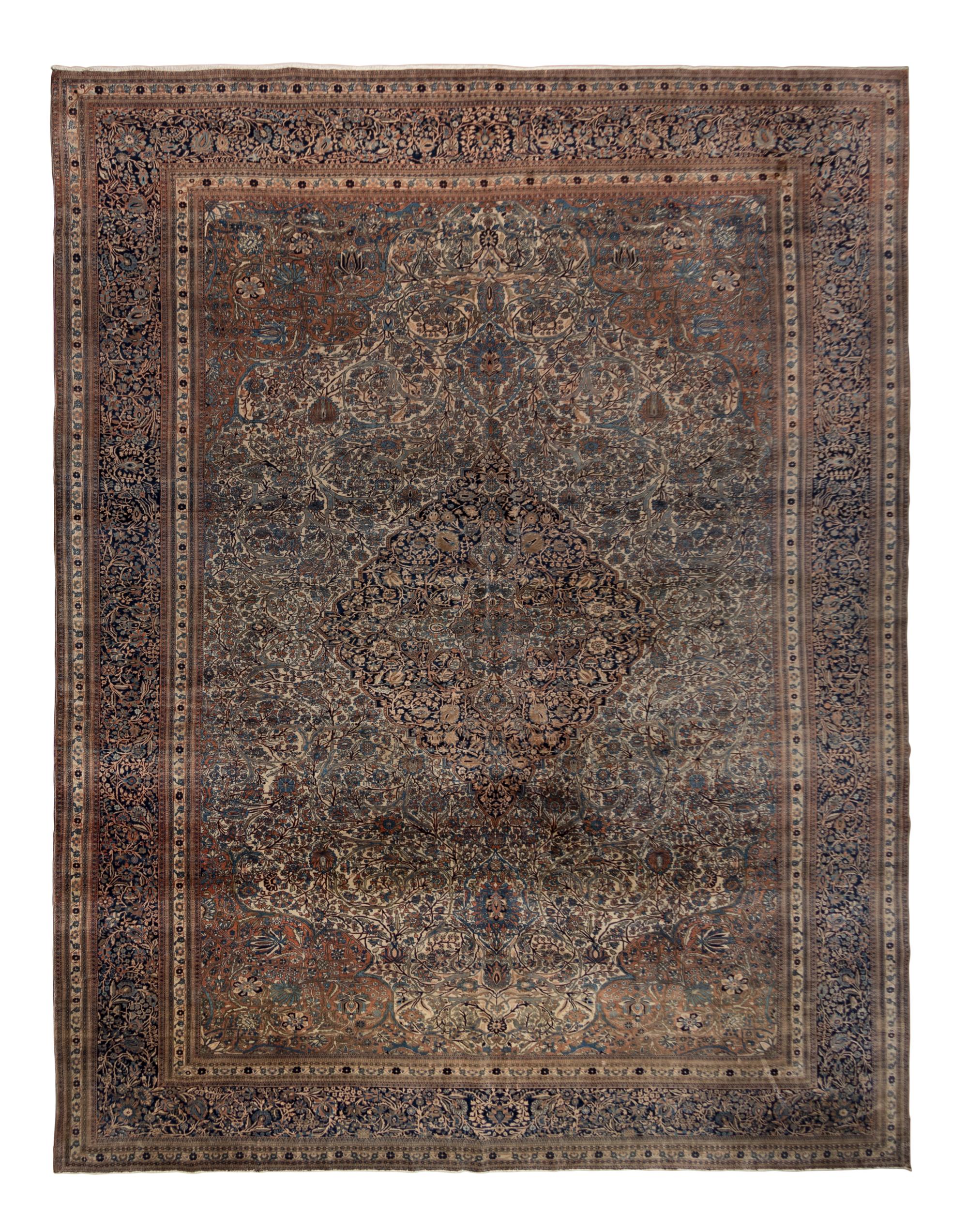 A Kirman Wool Rug